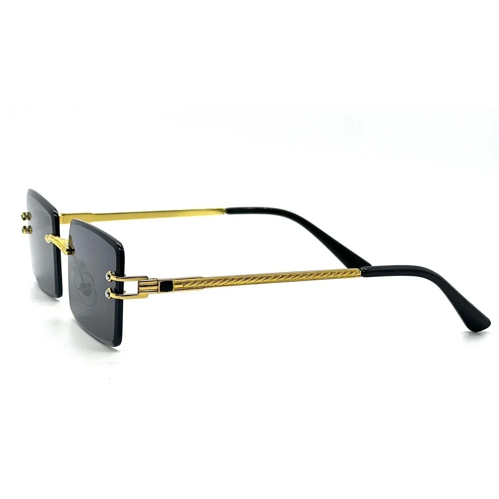 Women‎ Sunglasses Dark Black Lens Outdoor Driving Diamond Cut Street Trendy 2026
